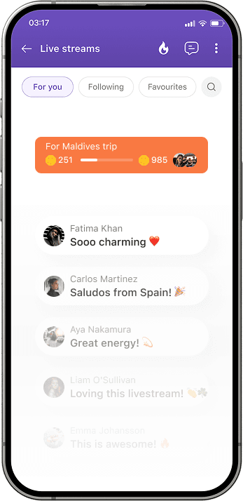 Live Stream Phone